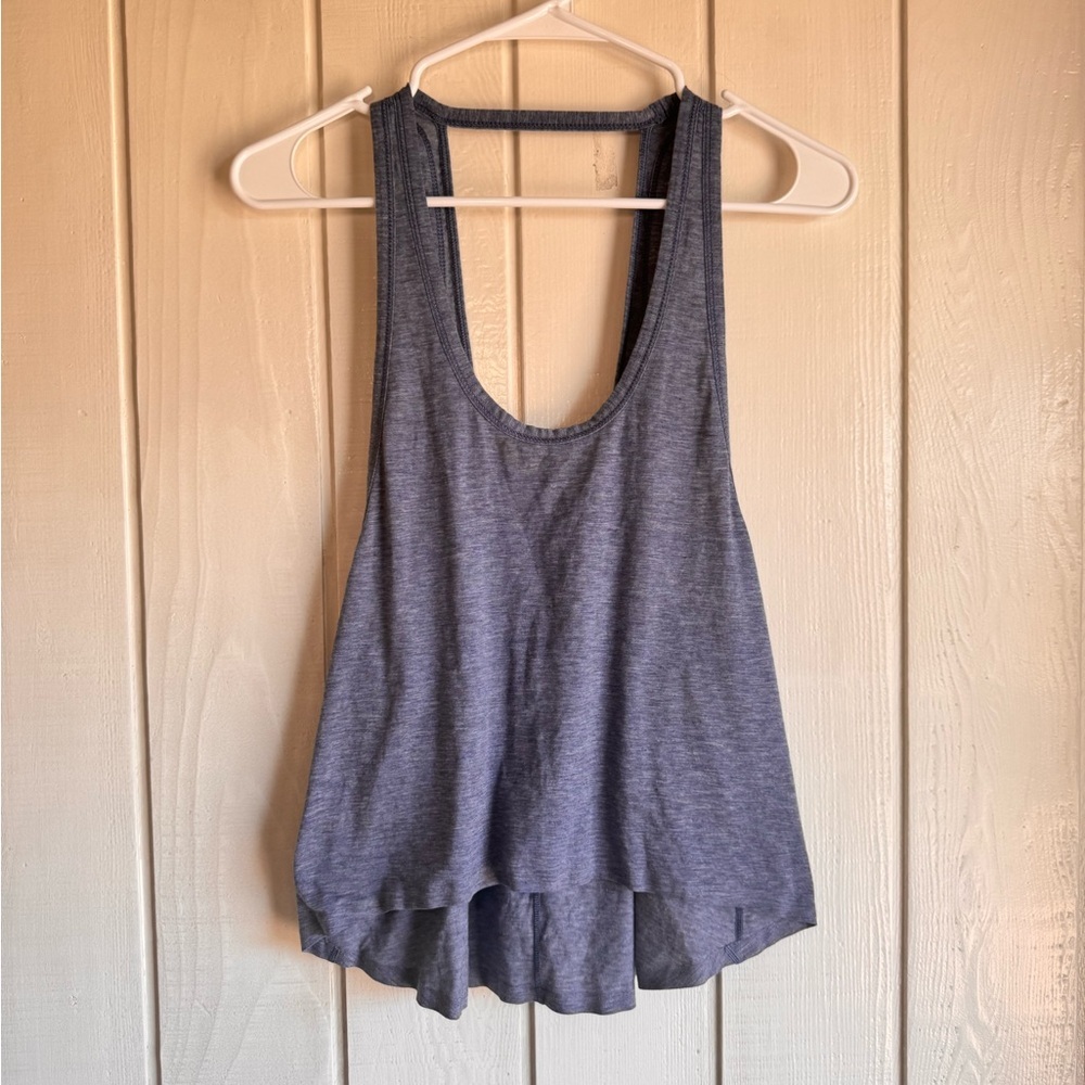 Lululemon Heathered Blue Tank Top